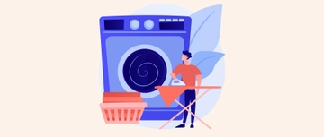 чистка стиральной машины, уборка, клининг