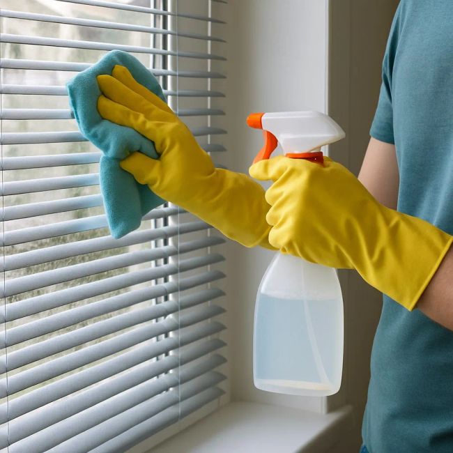  чистка жалюзи