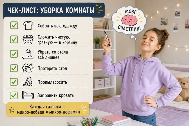 ребенок не убирается в комнате что делать