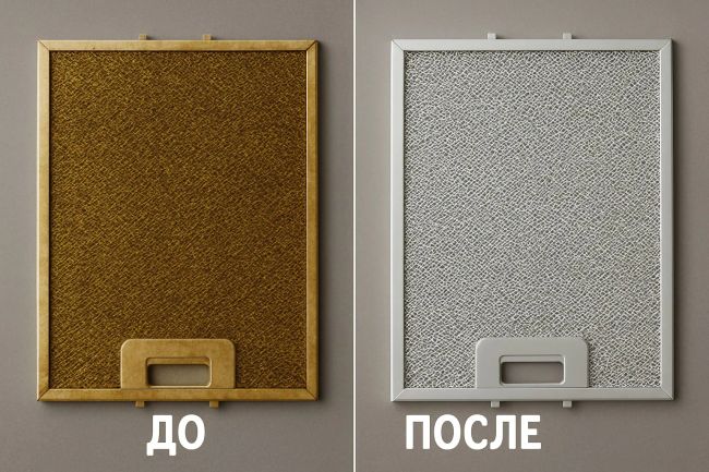  чистка решетки вытяжки